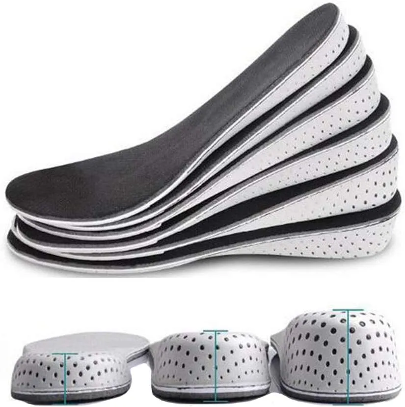 1 Pair Height Increase Shoes Insole Breathable Memory Foam Height Increase Insole Invisible Increased Heel Lift Shoe Insoles for Women Men - 2.3cm