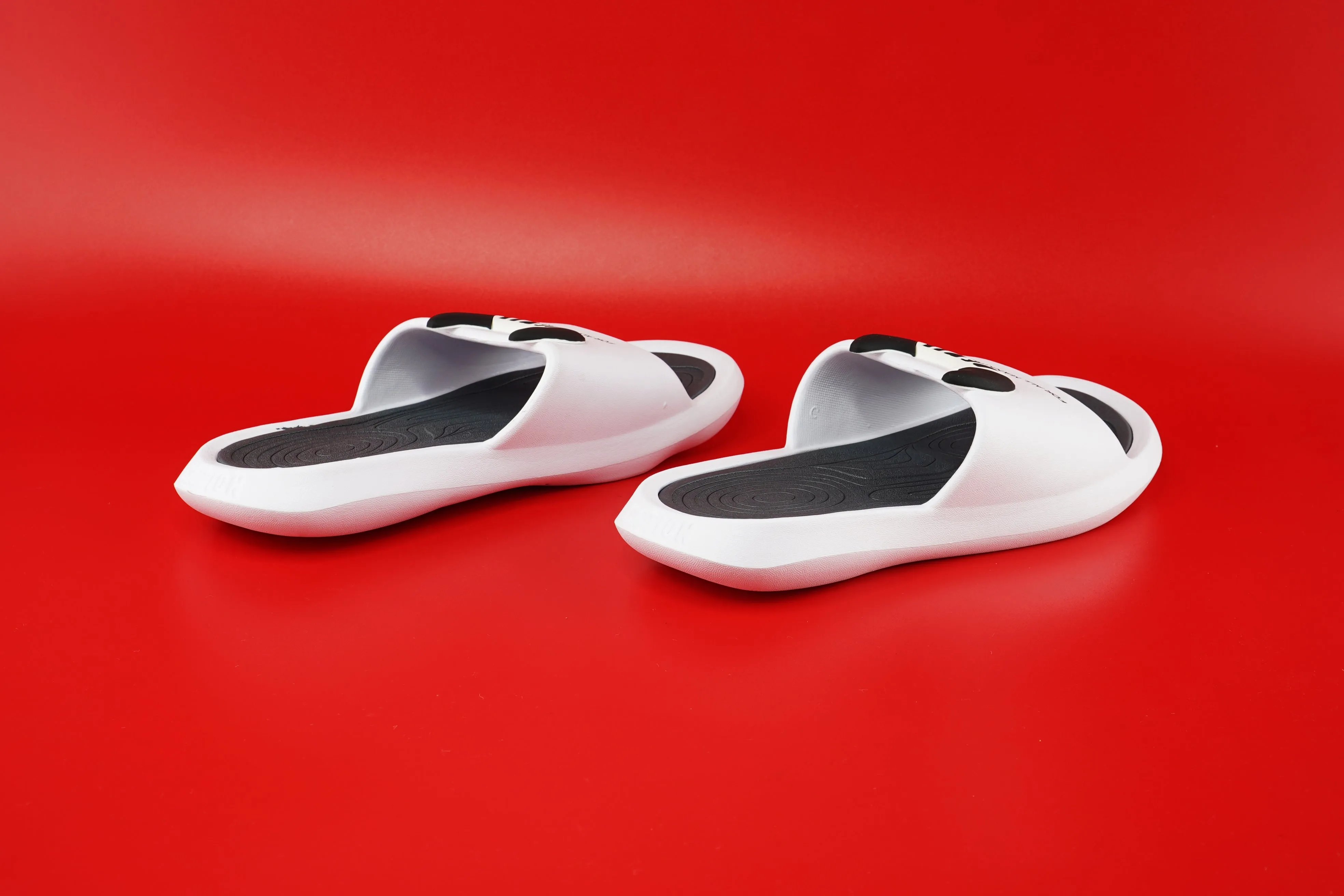 2021 Devil Duramo White Slides For Men