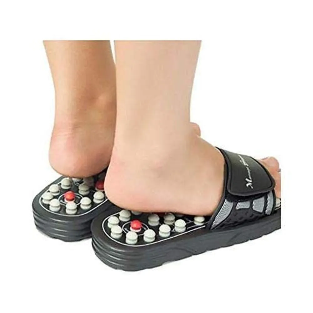 Acupressure Paduka Spring Sandal (M/L)-Code 018-स्प्रिंग सैंडल-Acupressure-Self Massager-Easy to Use-Massager-Activate Acupressure Points