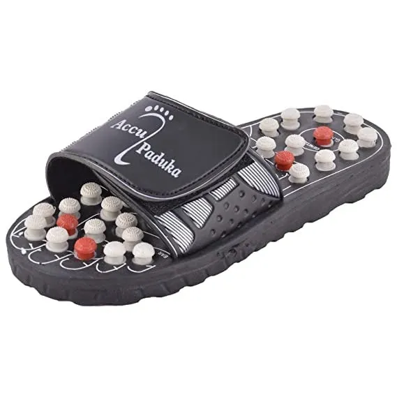 Acupressure Paduka Spring Sandal (M/L)-Code 018-स्प्रिंग सैंडल-Acupressure-Self Massager-Easy to Use-Massager-Activate Acupressure Points