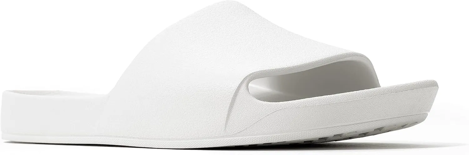 Archies Arch Support Slides ?C Orthotic Recovery Sandals for Plantar Fasciitis Relief, Foot Pain & Heel Pain ?C Lightweight, Cushioned, Shock-Absorbing Slides for Walking, Standing, and All-Day Comfort