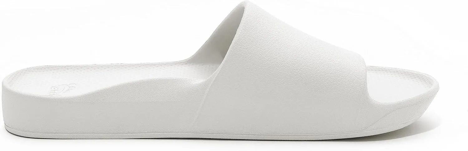 Archies Arch Support Slides ?C Orthotic Recovery Sandals for Plantar Fasciitis Relief, Foot Pain & Heel Pain ?C Lightweight, Cushioned, Shock-Absorbing Slides for Walking, Standing, and All-Day Comfort