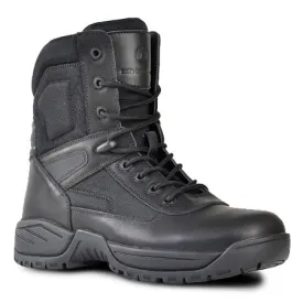 Bata Sentinel Black Full Grain Zip Sided Lace Up Steel Toe Safety Boot (804-60416) (Pre Order)