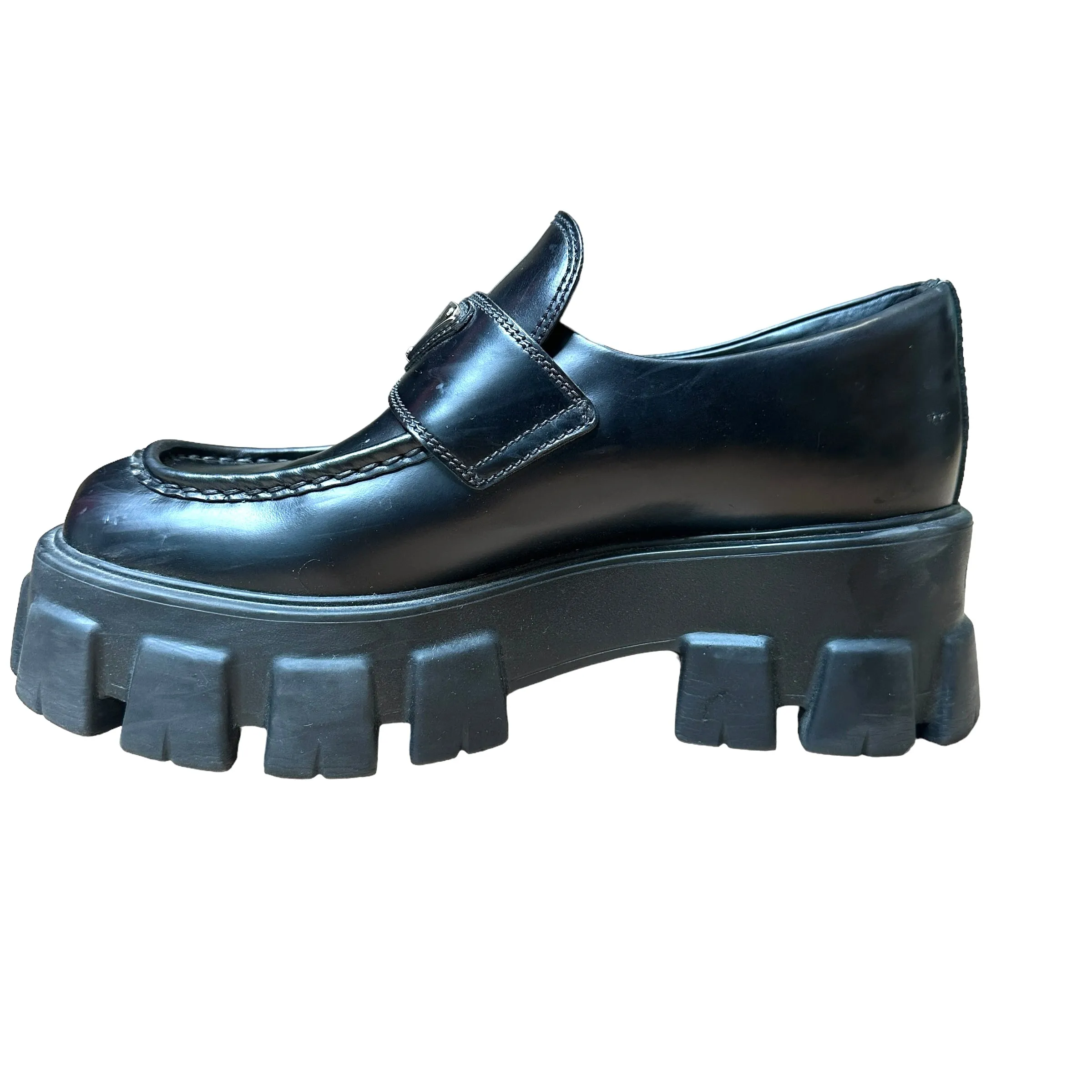 Black Chunky Loafers - 7.5