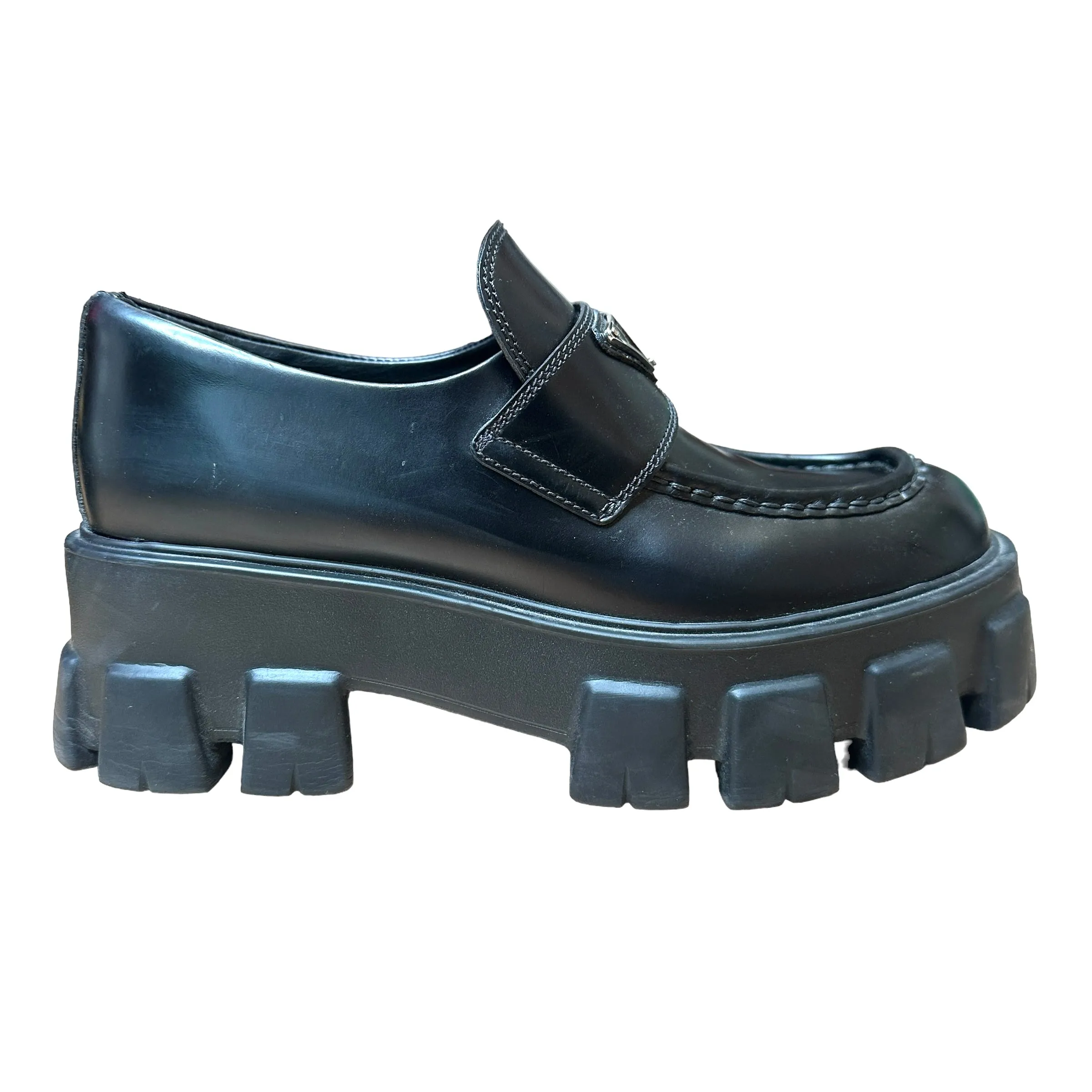 Black Chunky Loafers - 7.5