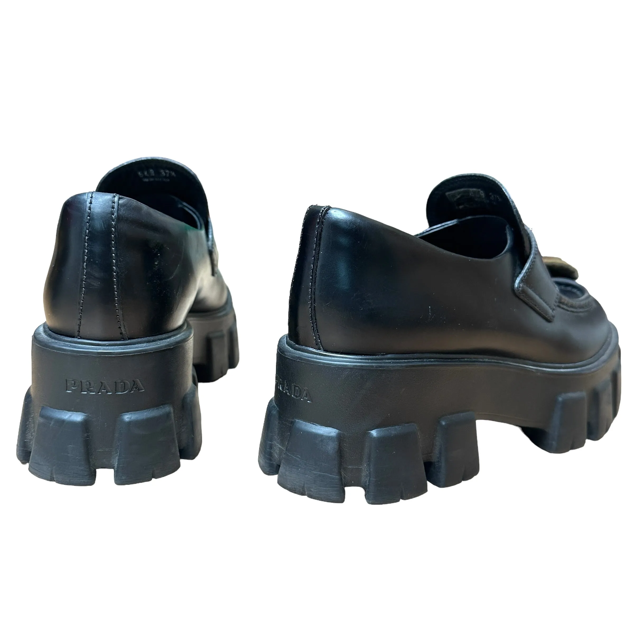 Black Chunky Loafers - 7.5