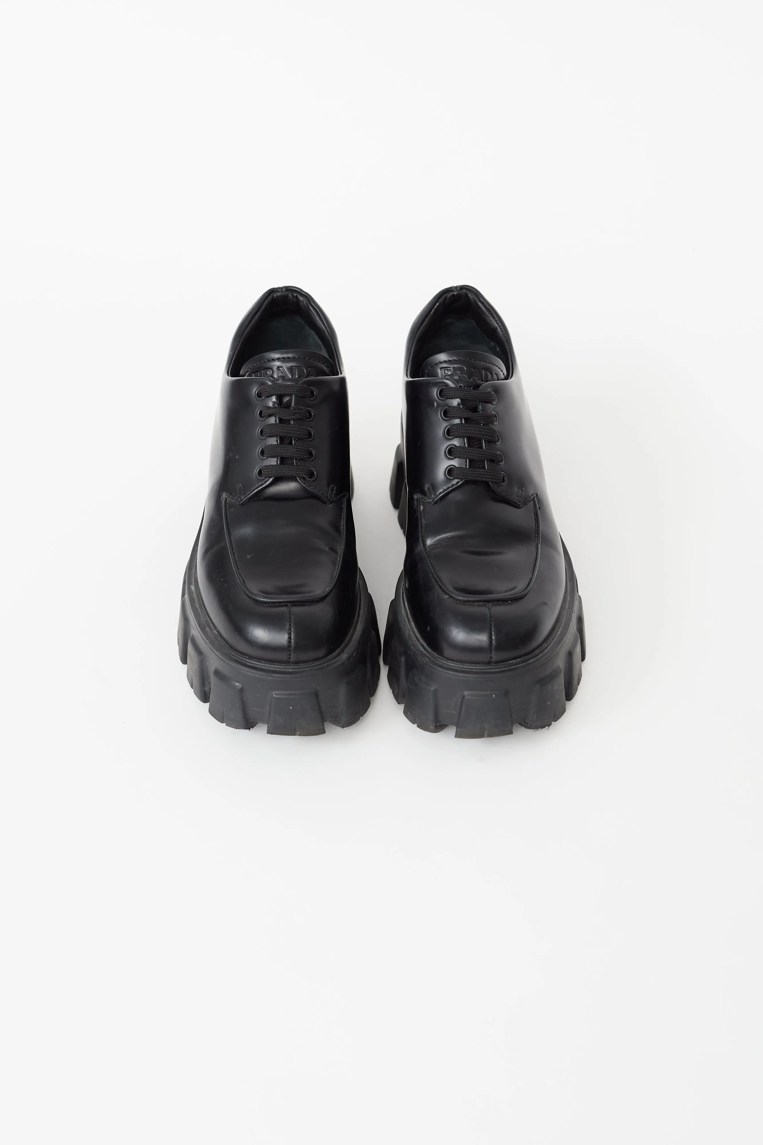 Black Monolith Chunky Platform Loafer
