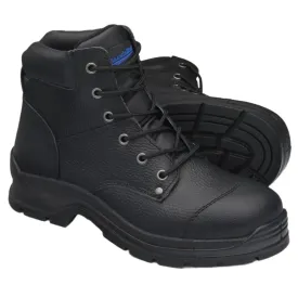 Blundstone Black Rambler Print Lace Up Boot With Leather Toe Protection Steel Cap (313) (Pre Order)