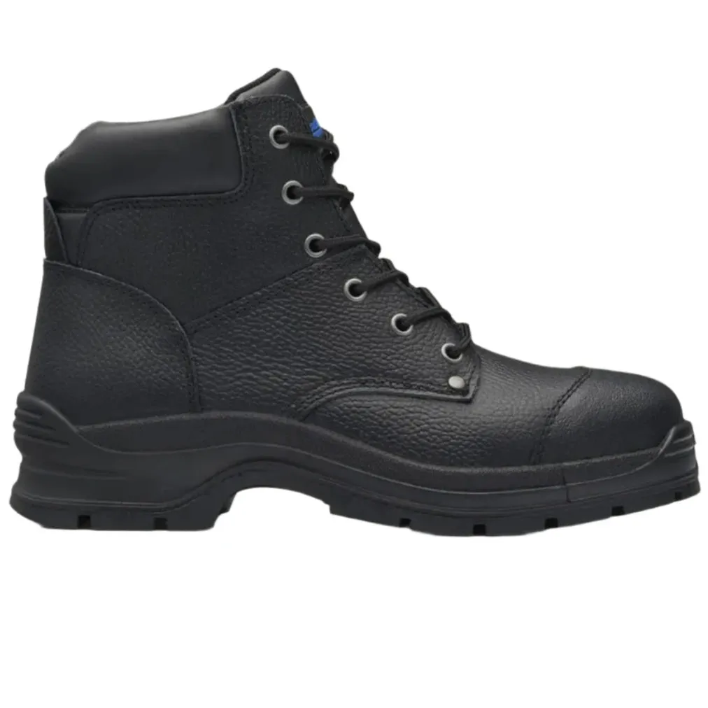 Blundstone Black Rambler Print Lace Up Boot With Leather Toe Protection Steel Cap (313) (Pre Order)