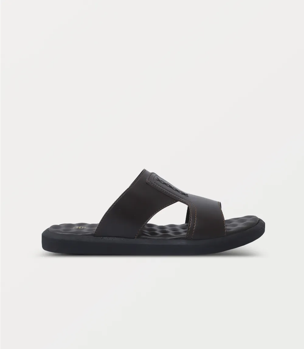 BM6859-BROWN-Men Slipper