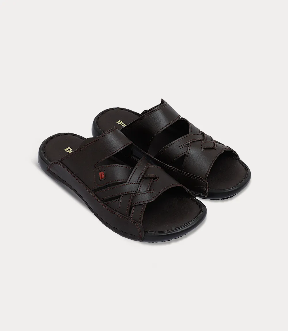 BM6867-ESPRESSO-Men Slipper