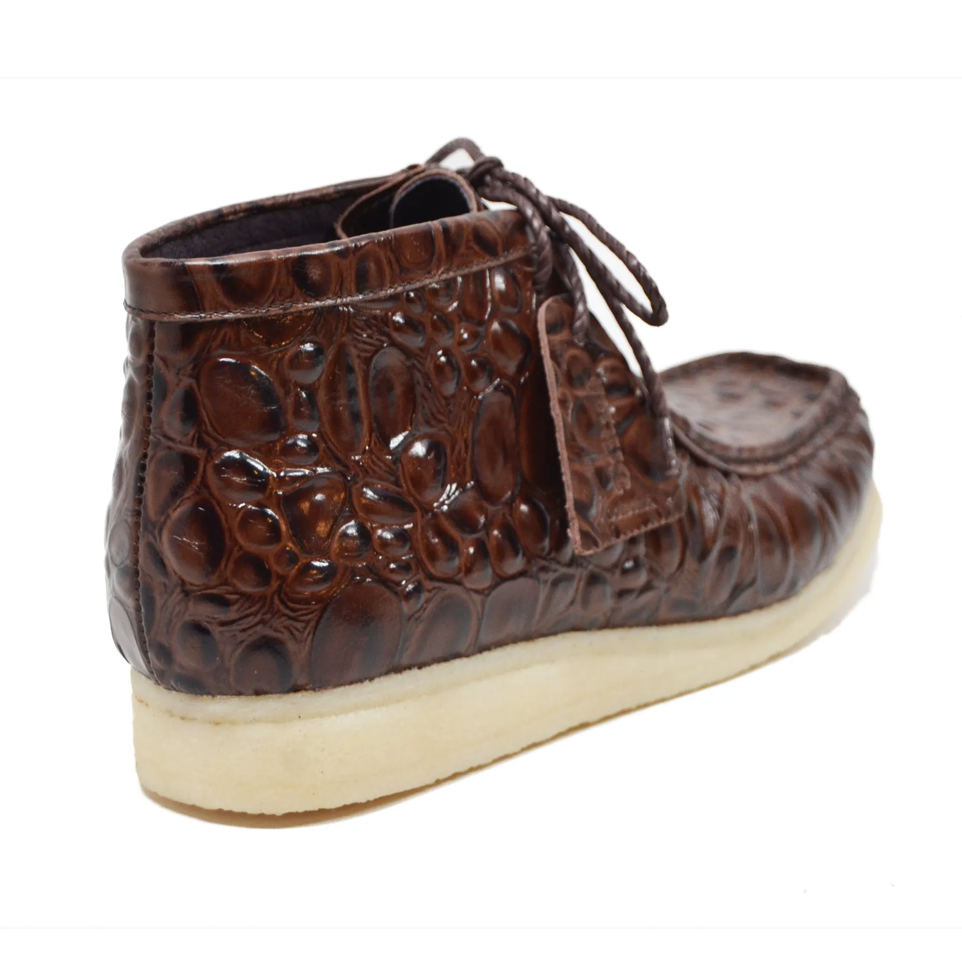 British Walkers Walker 100 Croc Wallabee Boots Men's Crocodile Leather Limited Editon