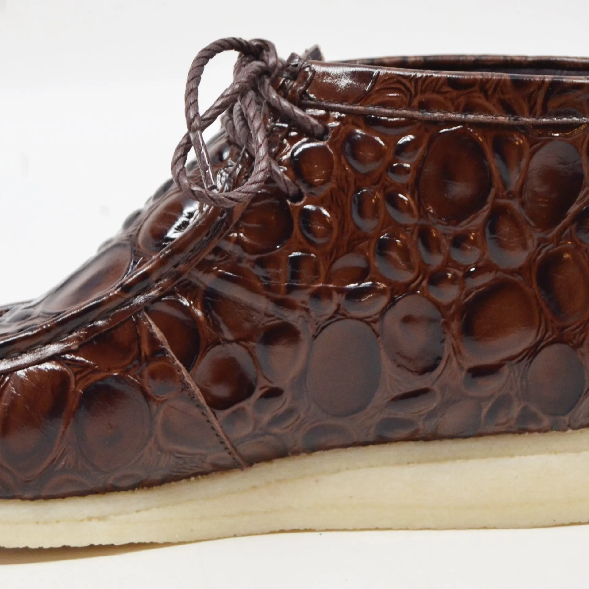 British Walkers Walker 100 Croc Wallabee Boots Men's Crocodile Leather Limited Editon
