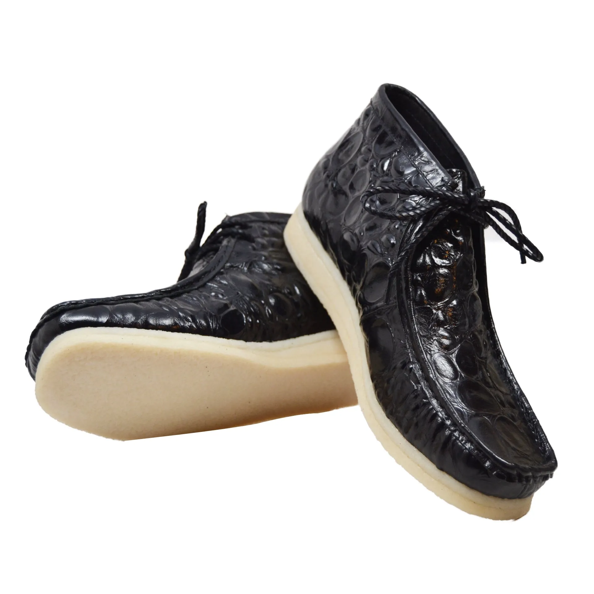 British Walkers Walker 100 Croc Wallabee Boots Men's Crocodile Leather Limited Editon