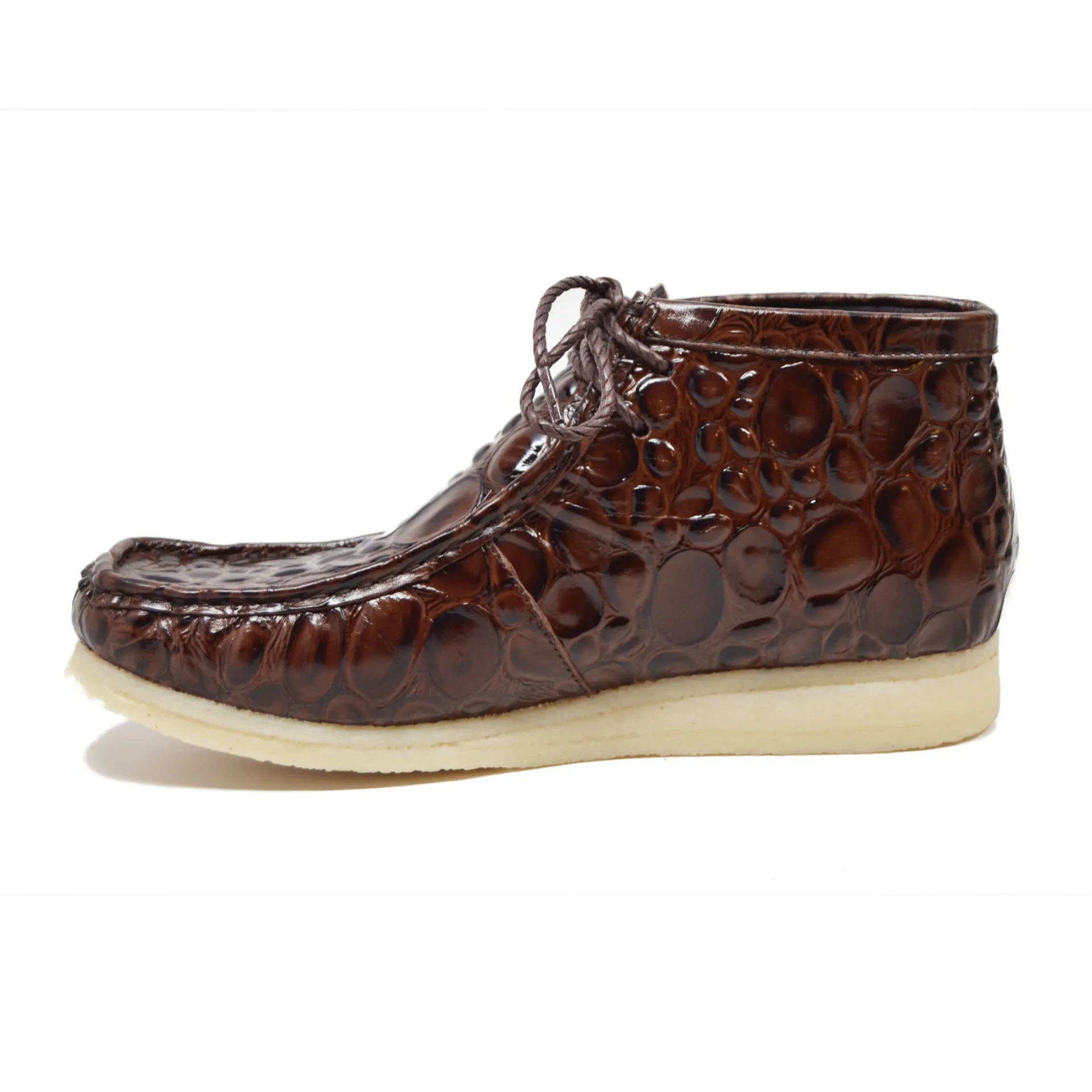 British Walkers Walker 100 Croc Wallabee Boots Men's Crocodile Leather Limited Editon