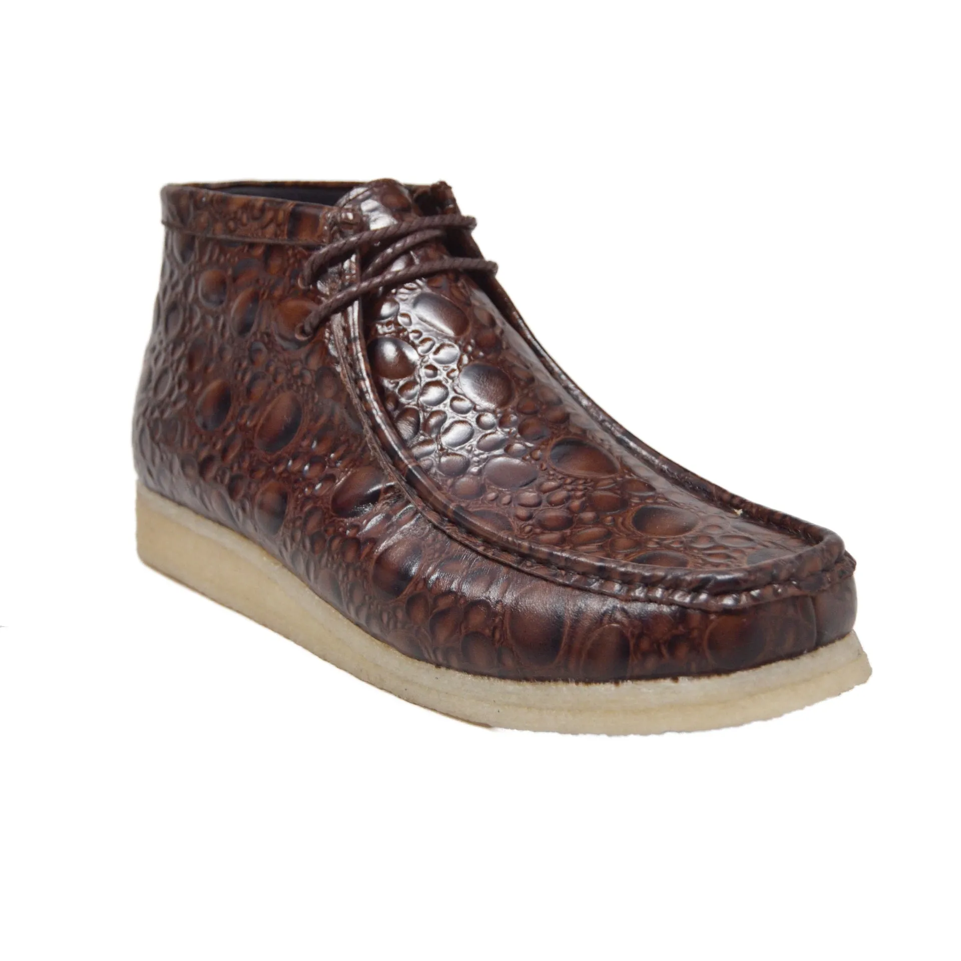 British Walkers Walker 100 Croc Wallabee Boots Men's Crocodile Leather Limited Editon