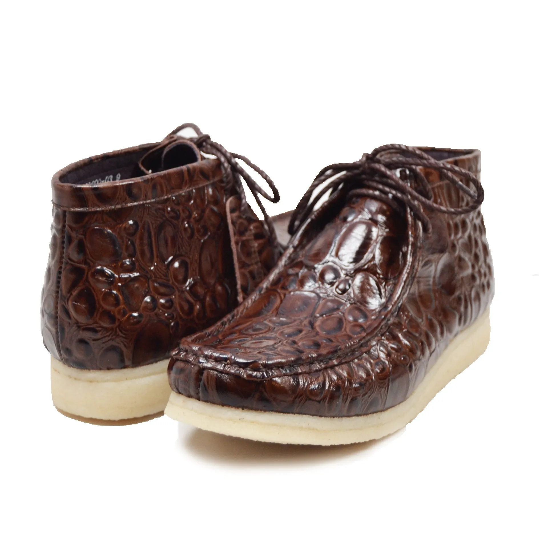 British Walkers Walker 100 Croc Wallabee Boots Men's Crocodile Leather Limited Editon