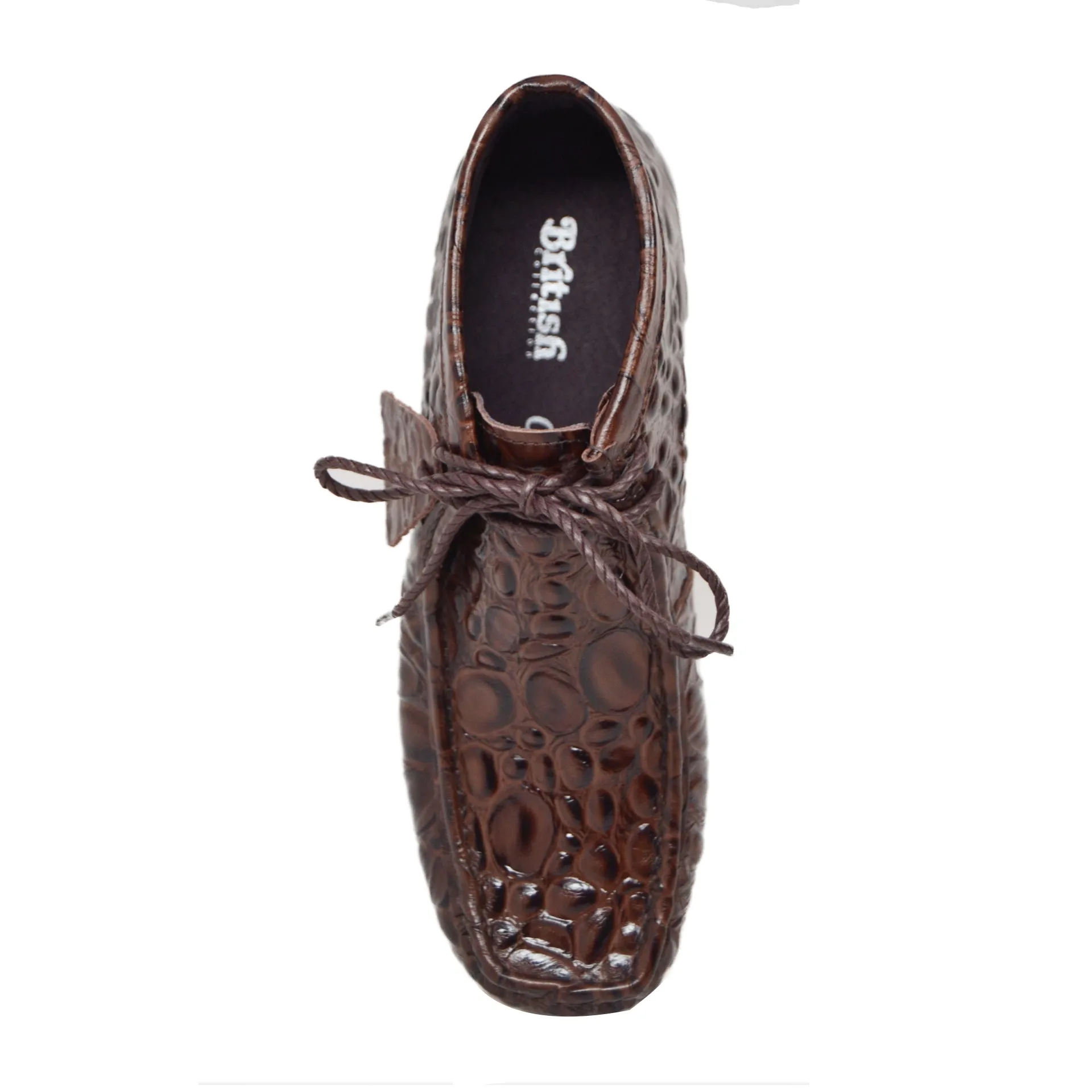 British Walkers Walker 100 Croc Wallabee Boots Men's Crocodile Leather Limited Editon