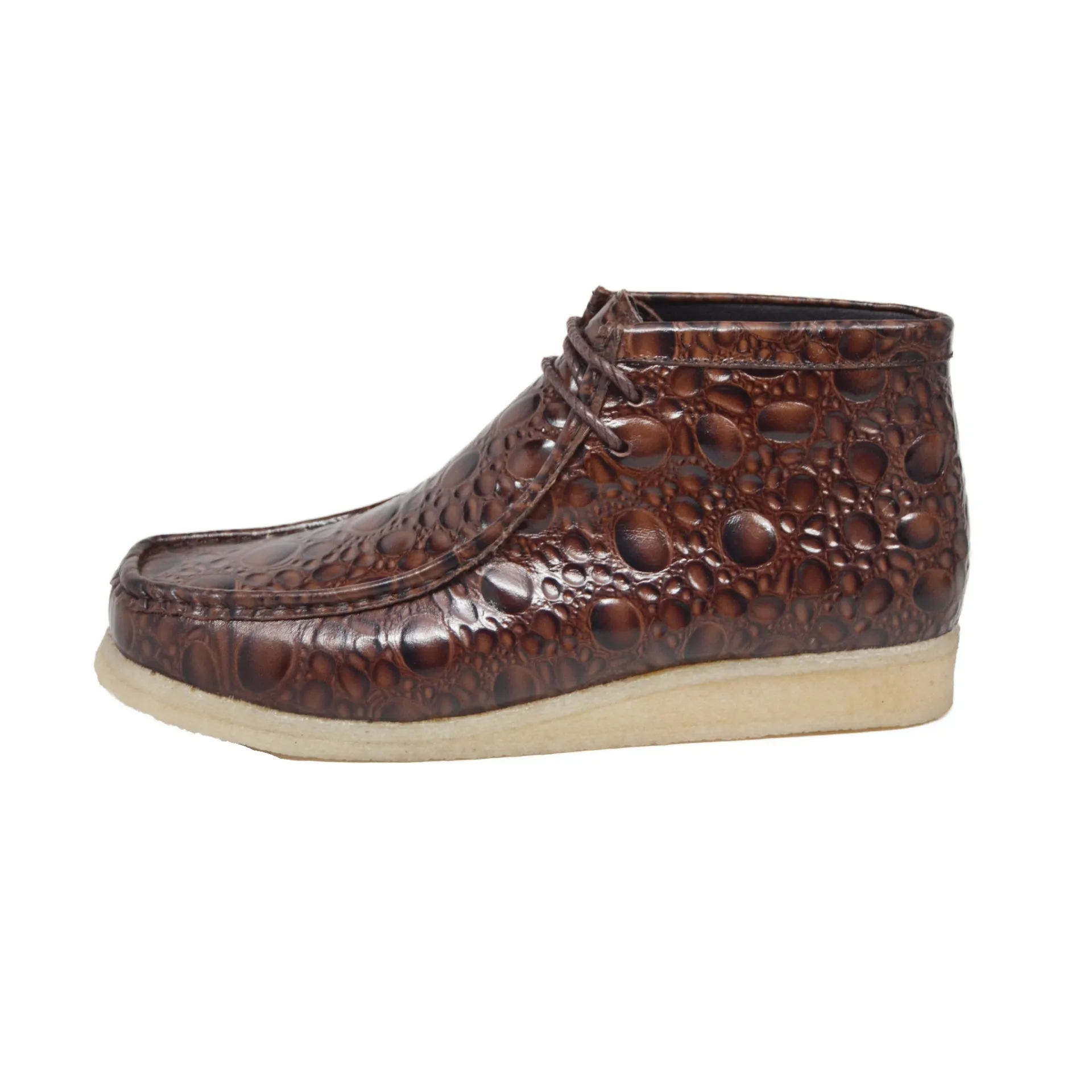 British Walkers Walker 100 Croc Wallabee Boots Men's Crocodile Leather Limited Editon