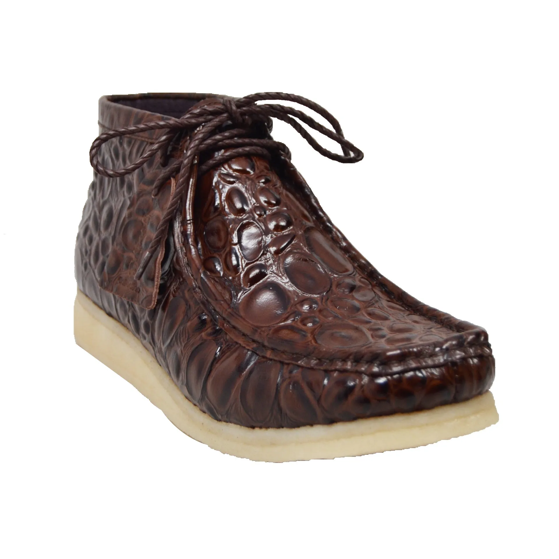 British Walkers Walker 100 Croc Wallabee Boots Men's Crocodile Leather Limited Editon