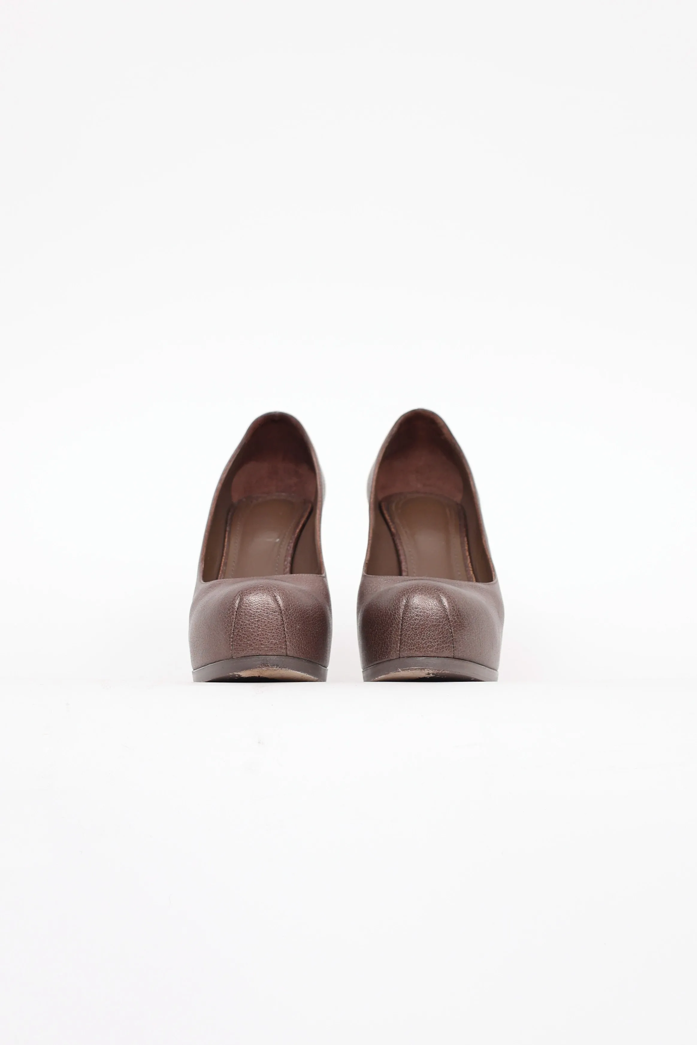 Brown Iridescent Tribtoo 80 Pumps