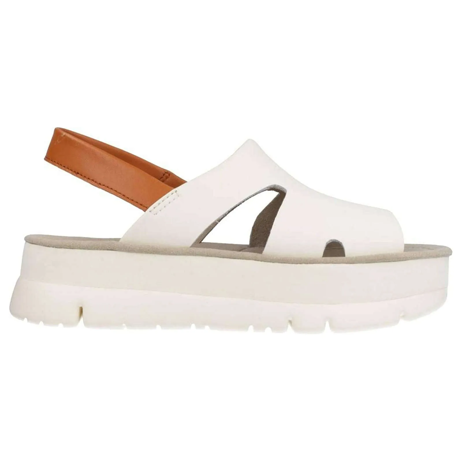 Camper Oruga Up Calfskin Leather Women's Open-Toe Sandals