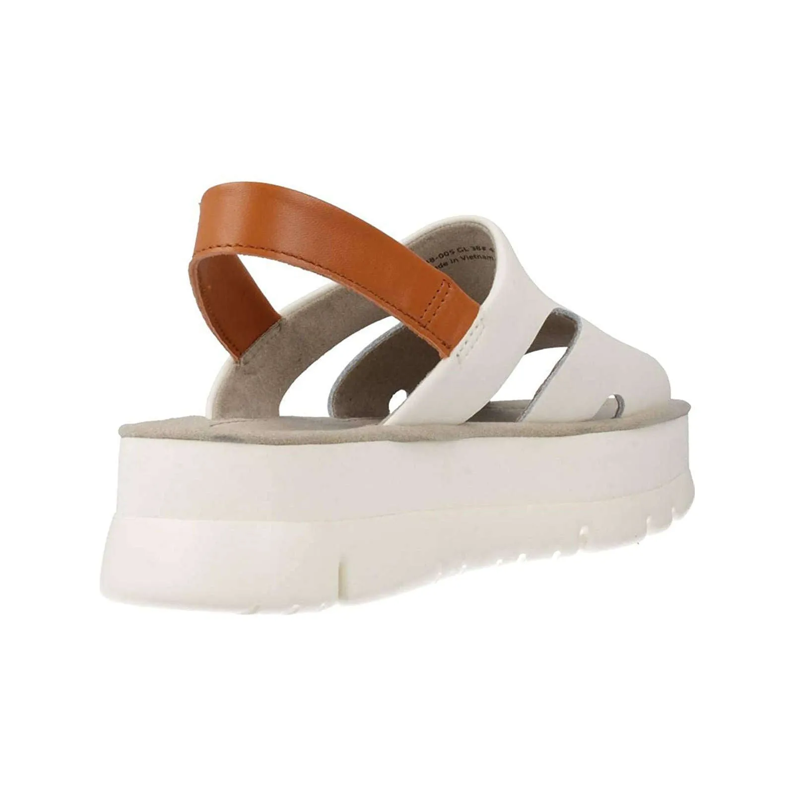 Camper Oruga Up Calfskin Leather Women's Open-Toe Sandals