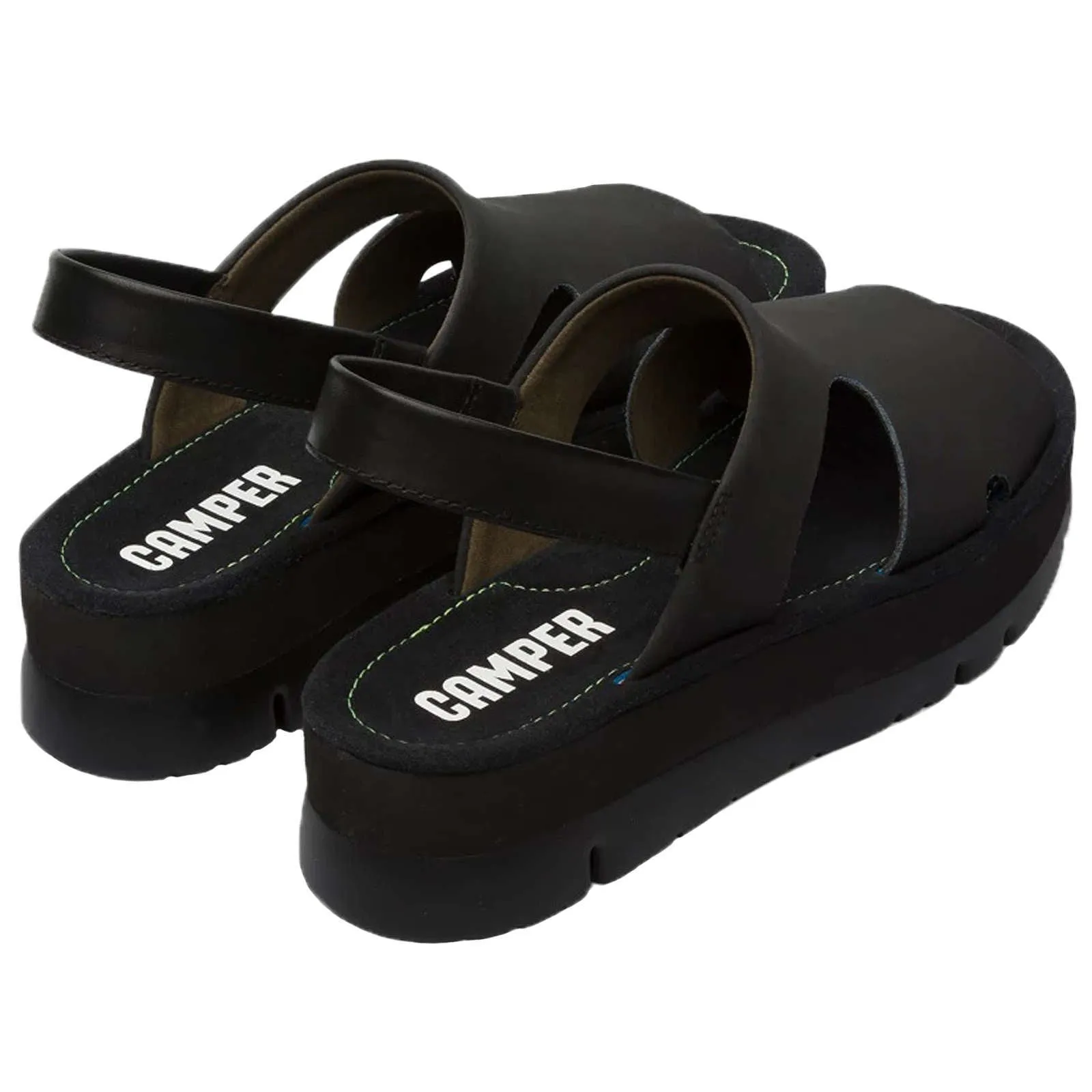 Camper Oruga Up Calfskin Leather Women's Open-Toe Sandals