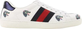 Gucci Ace Leather Wolf sneakers, white