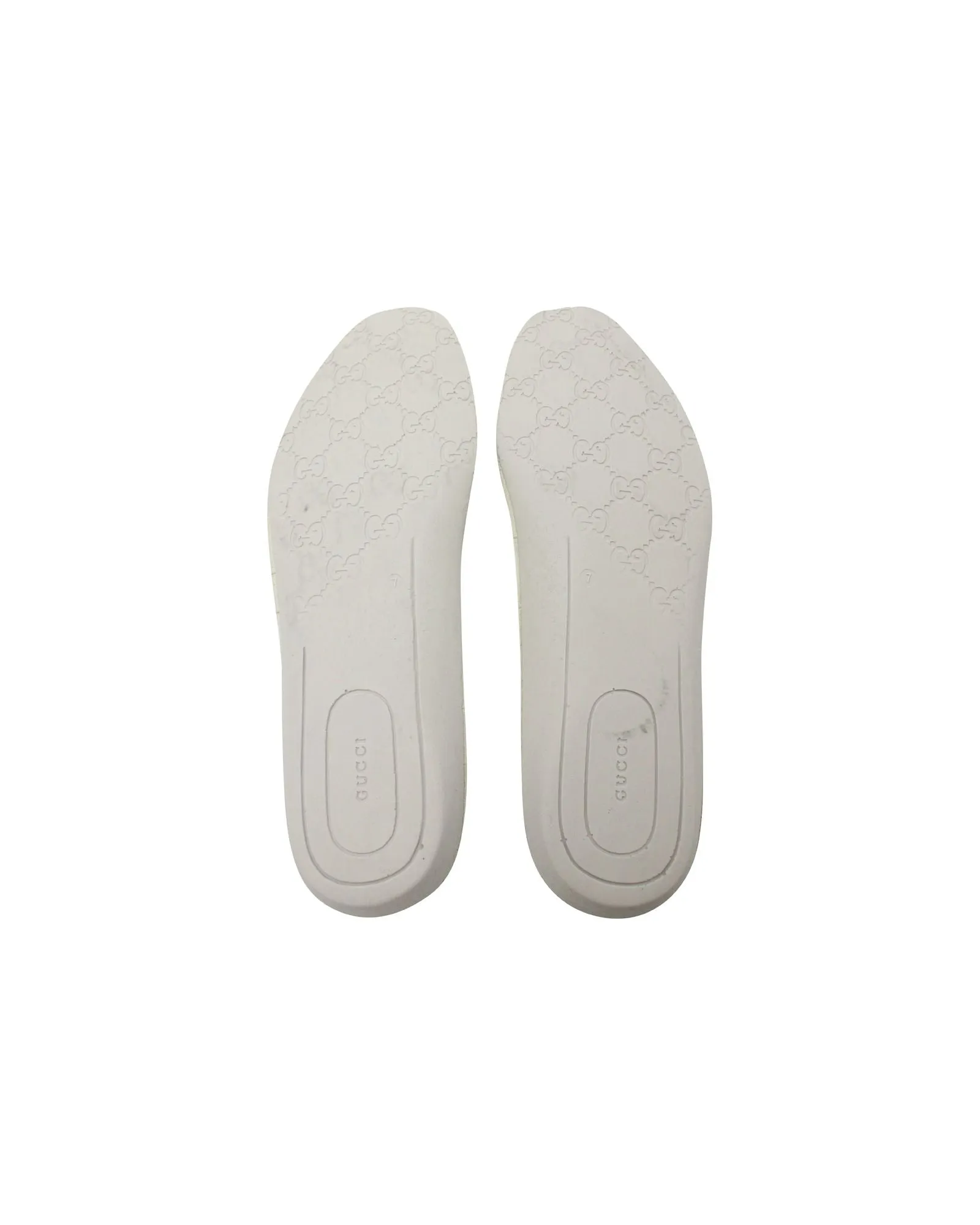 Gucci Glitter Ace Sneakers in Silver Leather