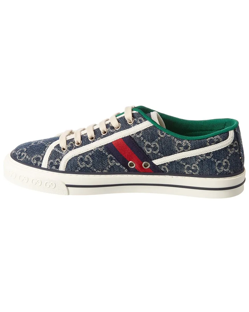 Gucci Tennis 1977 Jacquard Denim Sneaker