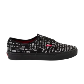House of Terror x Authentic Vans sneakers, black
