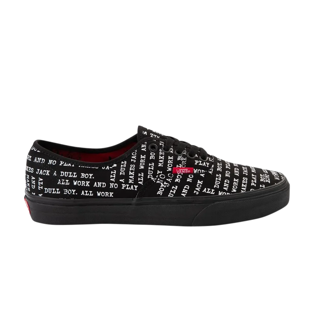 House of Terror x Authentic Vans sneakers, black
