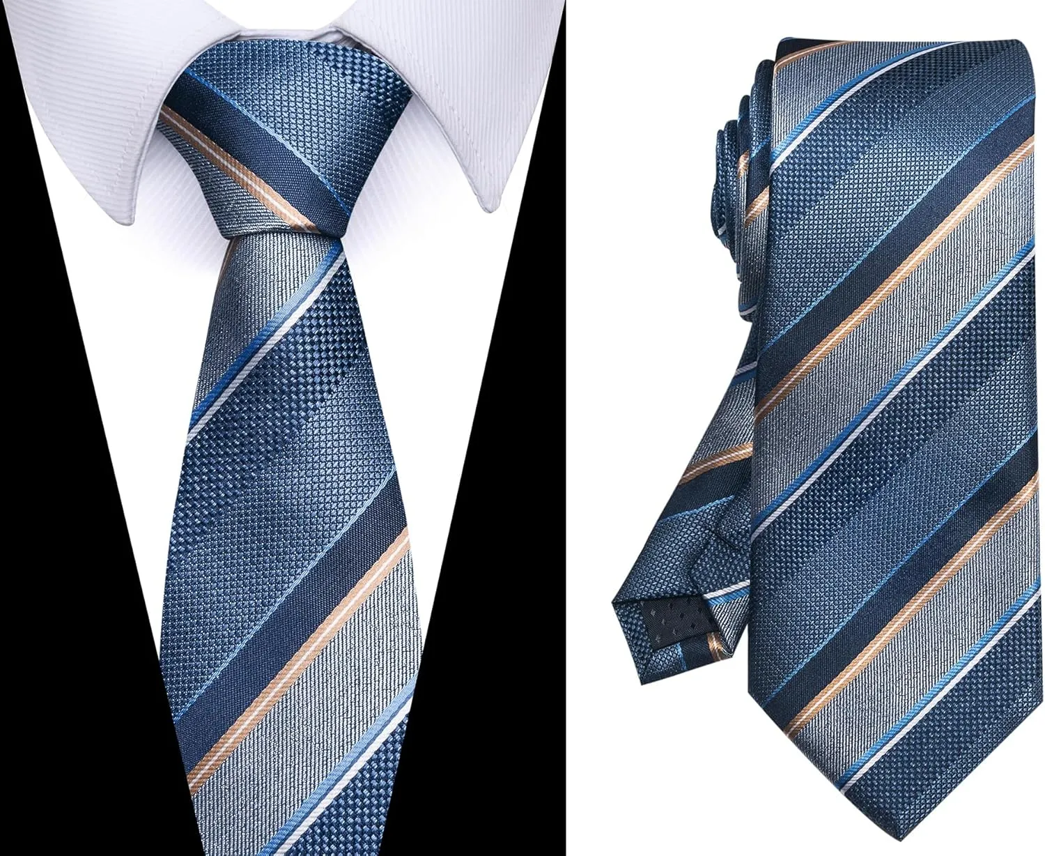 joy alice Tie For Men 6 PCS Necktie Woven Jacquard Neck Ties Set