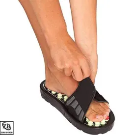 k kudos Enterprise Themodernkart Spring Acupressure Foot Relaxer Foot Massager Slipper Rotating Magnetic Therapy Sandals Yoga Paduka for Men & Women