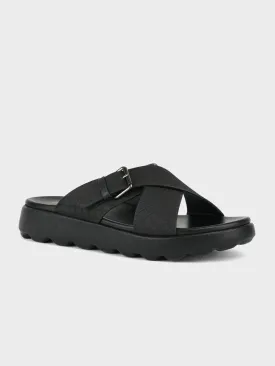 Men "SNOOD" Casual Buckle Slippers
