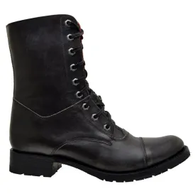 Men's Biker Boots Sendra 12663 Grey Washed Leather available size 44