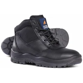 Mongrel Black Lace Up Steel Cap Safety Boot (260020) (Pre Order)