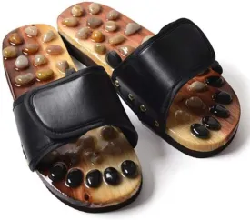 NEW Women/Men Acupressure Foot Massage Slippers Reflexology Health Acupoint Massage Indoor Flat Shoes Sandals, Fits up to Women's Sz 10, Retails $126