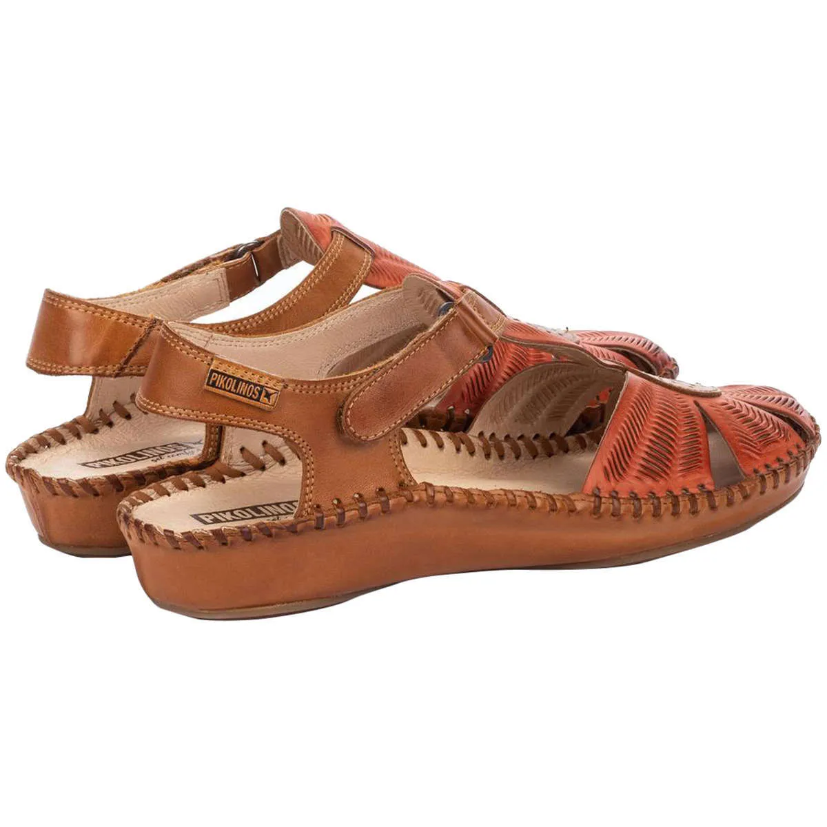 Pikolinos Puerto Vallarta Calfskin Leather Women's Ankle Strap Sandals