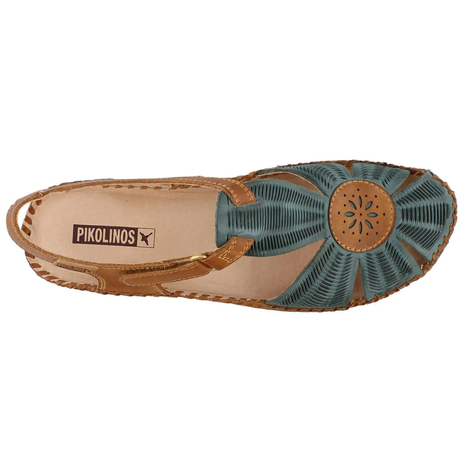 Pikolinos Puerto Vallarta Calfskin Leather Women's Ankle Strap Sandals