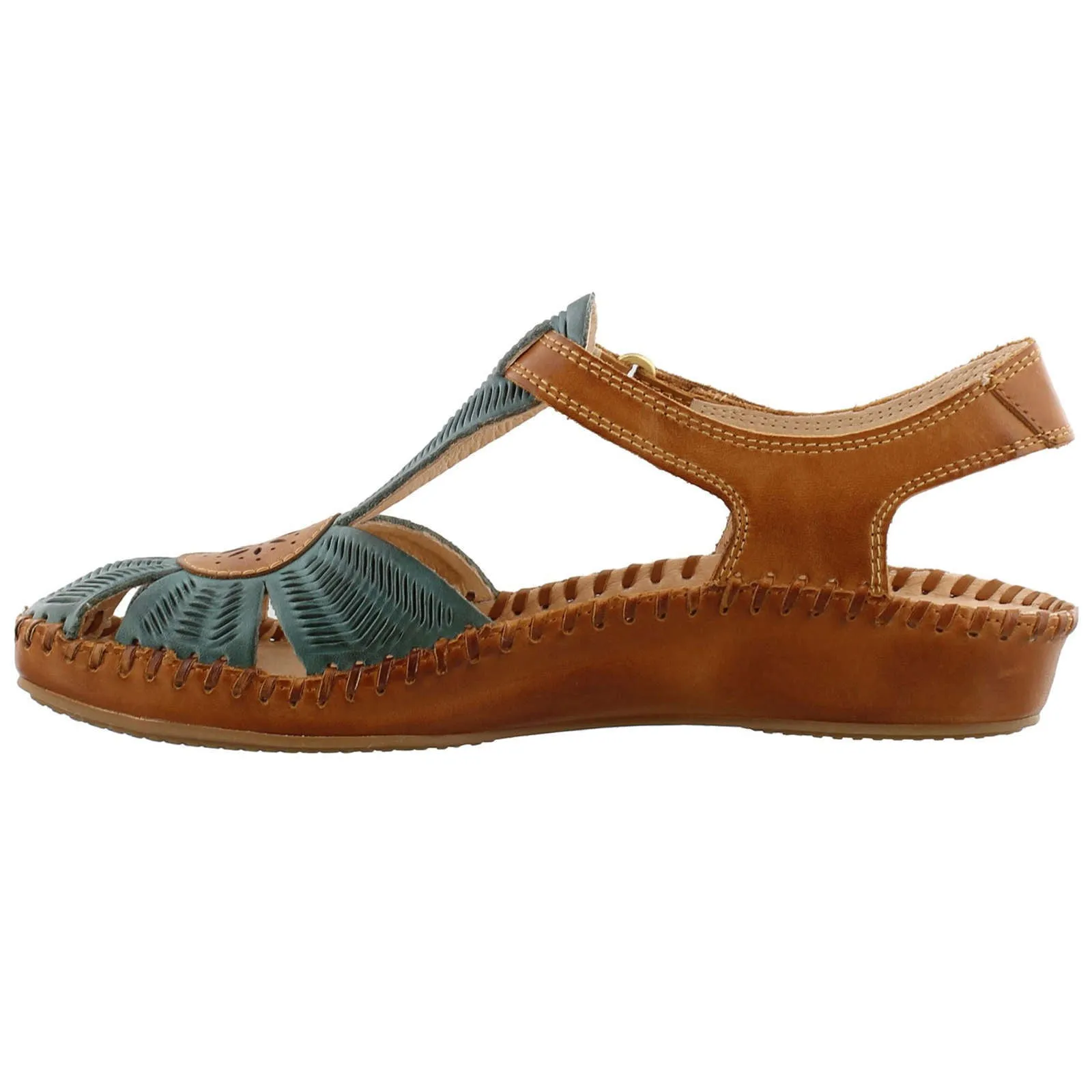 Pikolinos Puerto Vallarta Calfskin Leather Women's Ankle Strap Sandals