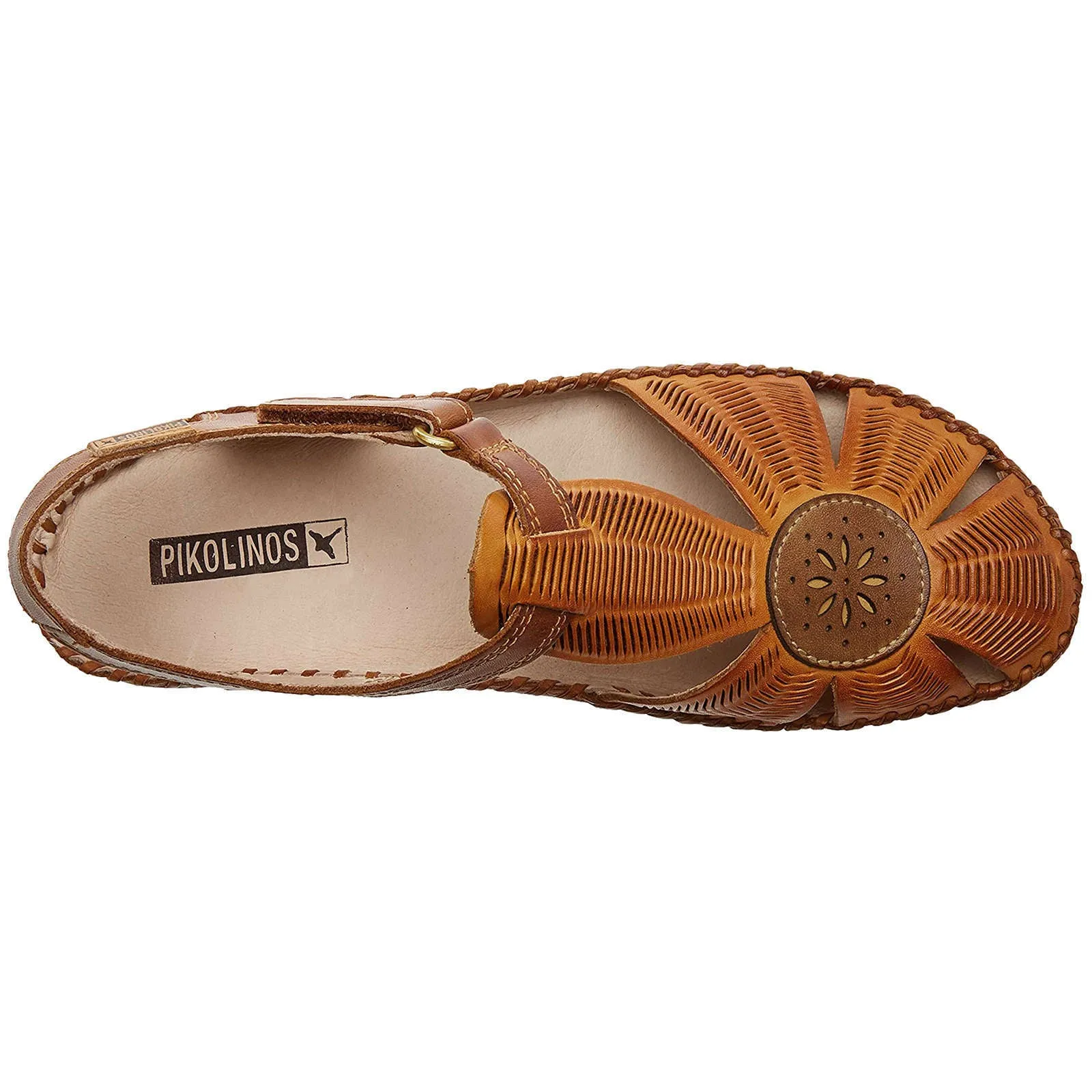 Pikolinos Puerto Vallarta Calfskin Leather Women's Ankle Strap Sandals