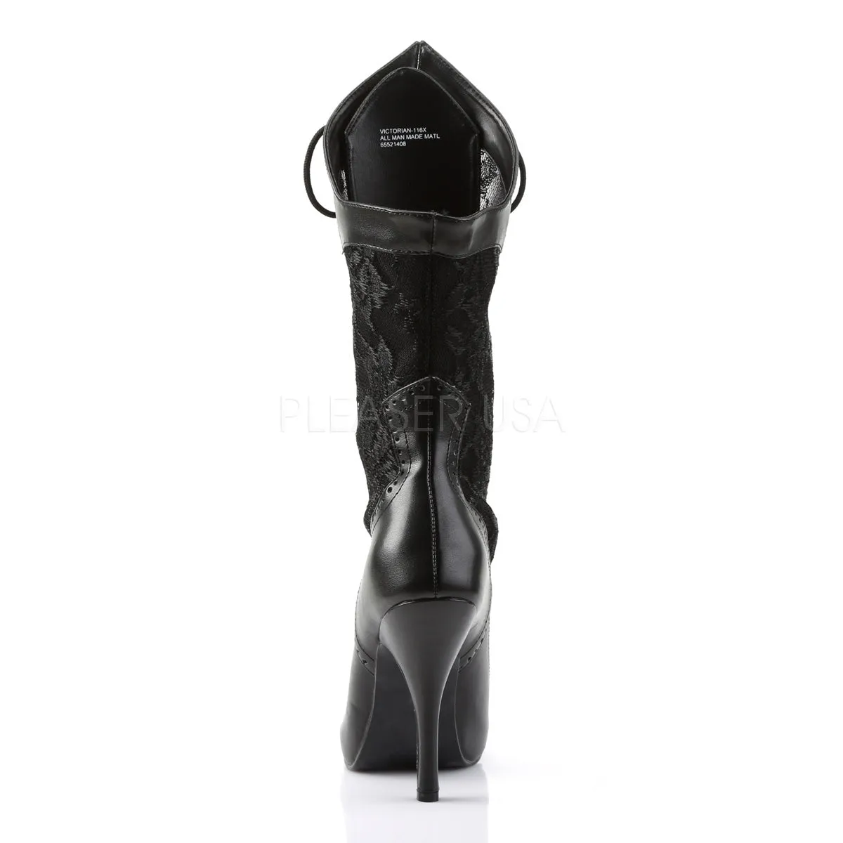 Plus Size Ankle Boots 5-inch Heels VICTORIAN-116X