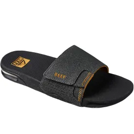 Reef Mens Fanning Sliders - Black