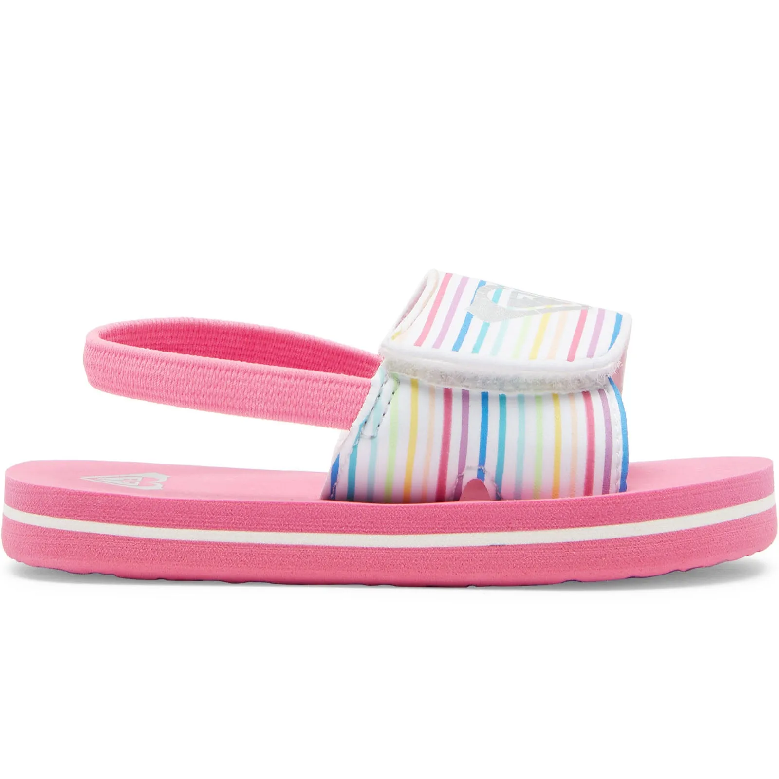 Roxy Infant Kids Finn Strappy Floral Flip Flops Sandals