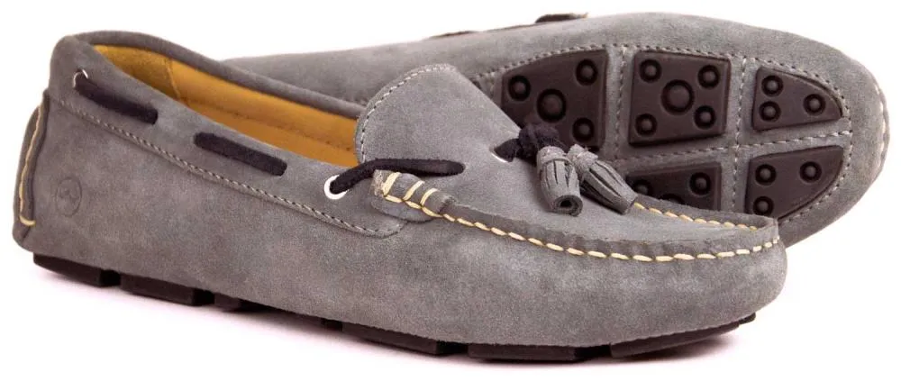 SALE Orca Bay Sicily Grey Suede Ladies Tassel Loafer