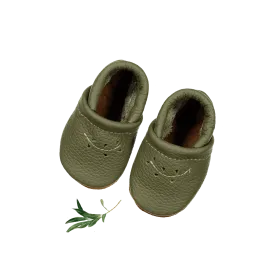 The Leather Mocc - Moss