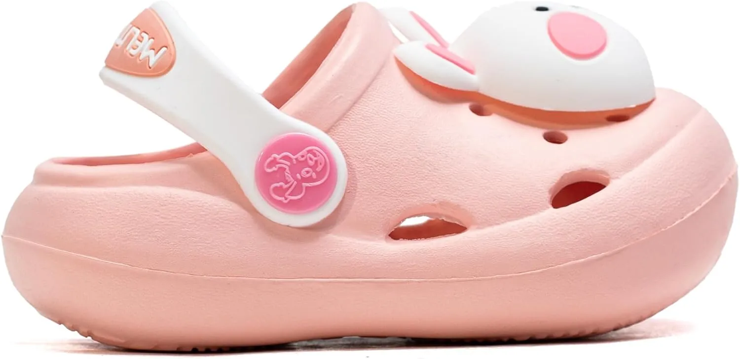 Toddler Girls Garden Clogs Kids Cartoon Beach Slide Sandals(Toddler/Little Kids)