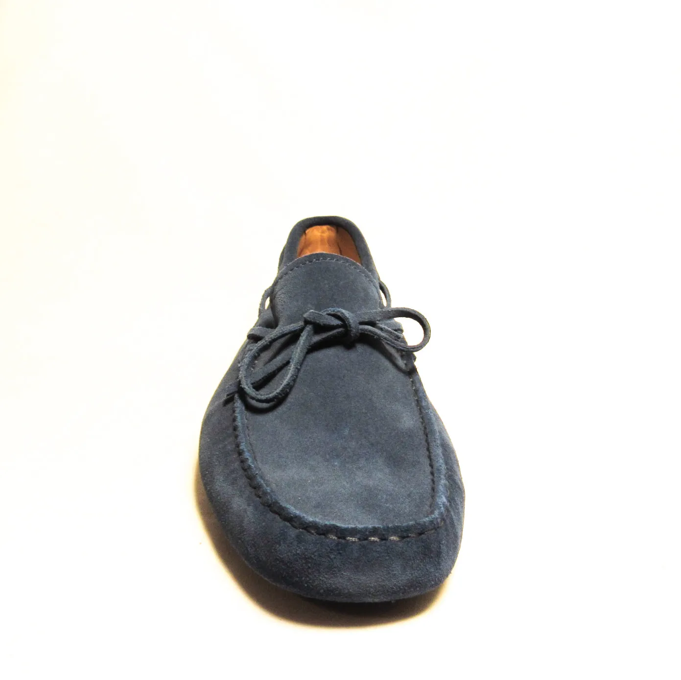 Tod's Suede Tie Moccasins - Blue